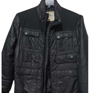 Medium Marc Ecko Puffer Jacket (Black)